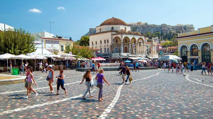 Monastiraki square, the heart of Athens